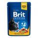 Brit Premium Вологий корм для котів з лососем та форелью 8595602505999 фото 1