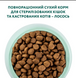 Optimeal Повнораціонний сухий корм для стерилізованих кішок з лососем 092 фото 3