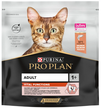 Purina Pro Plan Vital Functions Сухий корм для дорослих котів з лососем 7613036508193 фото