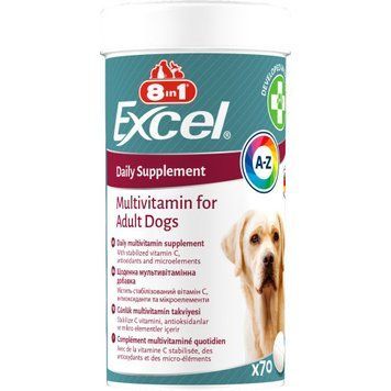 8in1 Excel Multi Vitamin Adult для взрослых собак, мультивитамин 661821 фото